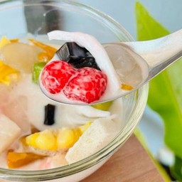 ทับทิมกรอบกระทิสด