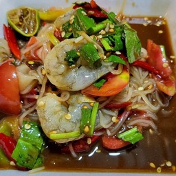ตำเส้นเล็ก (กุ้งสด)
