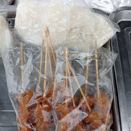 Large Pork Skewers Set (10 Skewers of Pork, 2 Packs of Sticky Rice)