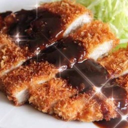 ข้าวหมูทงคัตสึ ราดซอสเทริยากิ