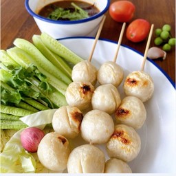 ลูกชิ้นปลา 3ไม้ (Fish Ball)