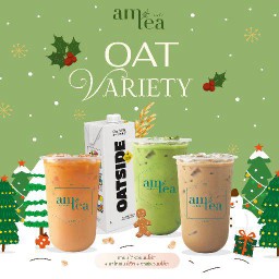 Oat Variety ชานมไต้หวันนมโอ๊ต+ชาไทยนมโอ๊ต+ชาเขียวนมโอ๊ต