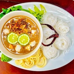 ขนมจีนน้ำพริกกุ้งสด