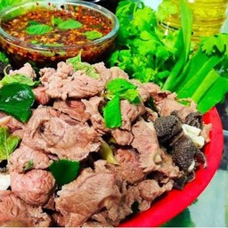 ลวกจิ้มเนื้อ