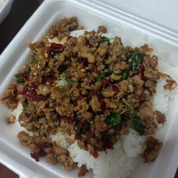 ข้าวกระเพราหมูสับ