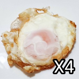 ไข่ดาว 4 ฟอง ใส่กล่องแยก