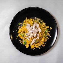ข้าวผัดไก่คะน้าปลาเค็ม