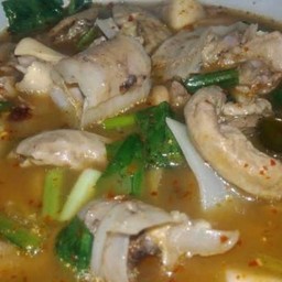 ต้มแซ่บเครื่องในหมู