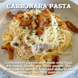 พาสต้าออริจินอลคาโบนาร่า