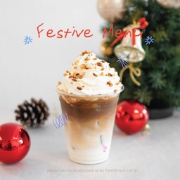 Toffee Nut Latte with Caramel Almond