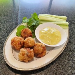 ลาบหมูทอด