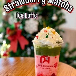 Strawberry Matcha Ice Latte
