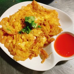 ไข่เจียวกุ้งสับ