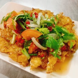 ยำไข่ดาว