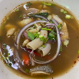 ต้มขมรวมเครื่องในเนื้อ
