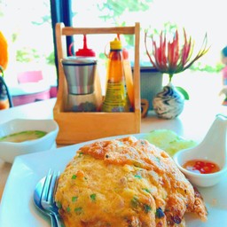 ข้าวไข่เจียวกุ้งสับ