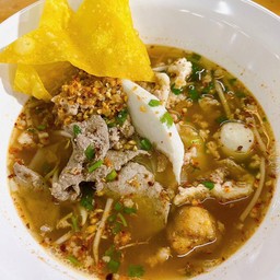 เตี๋ยวตามสั่ง ตลาดบางใหญ่