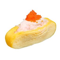 ไข่หวานสลัดปูอัด