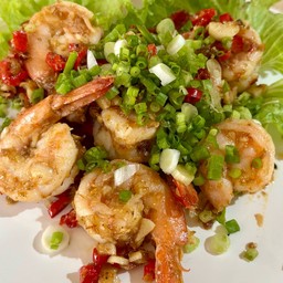 กุ้งคั่วพริกเกลือ