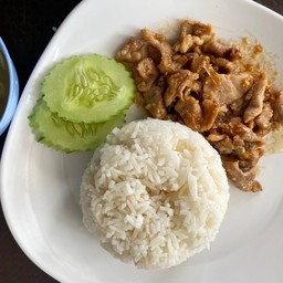 ข้าวหมูทอด