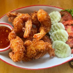 กุ้งชุบแป้งทอด