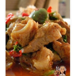 ผัดฉ่ากระดูกหมู ไซด์ใหญ่