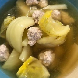 แกงจืดผักกาดดองใส่หมูสับ