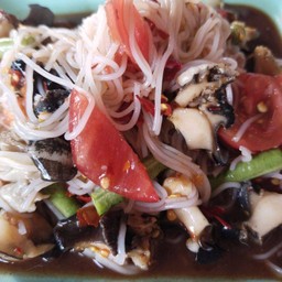 ตำซั่วหอยเชอรี่ปลาร้า