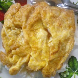 ไข่เจียว ราดข้าว
