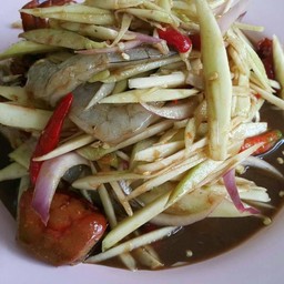 ตำมะม่วงกุ้งสด