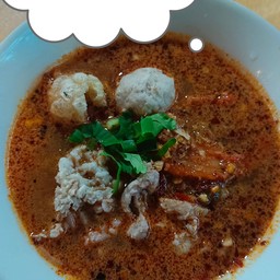 เตี๋ยวหมูต้มยำถ้วยเล็ก