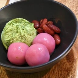 ไอติมชาเขียวมัจฉะโมจิถั่วแดง (new)