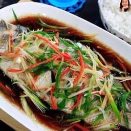 ปลากะพงนึ่งซีอิ๊ว