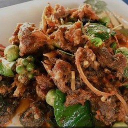 ผัดฉ่านกกระทา  ไซด์ใหญ่