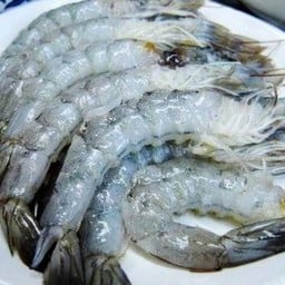 กุ้งสดปลอกเปลือก