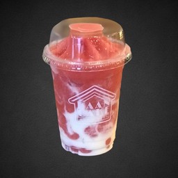 สตรอเบอร์รี่ สมูทตี้ (ปั่น)