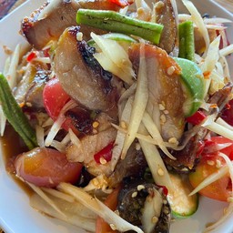 หมูตกครก(ปลาร้า)