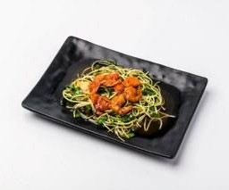 ต้นทานตะวันอ่อนผัดกุ้งแก้ว