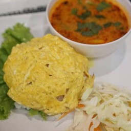 ข้าวไข่ข้น+ต้มยำทะเล