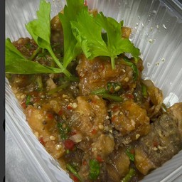 ปลากะพงลงโป๊ะ