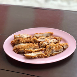 ไก่ทอดสับจานกลาง