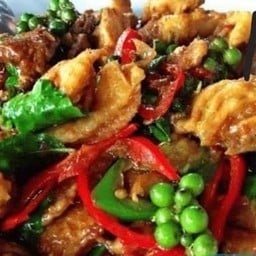 Stir Fried Kee Mao With Rice