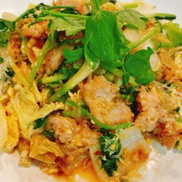 สุกี้แห้งหมู