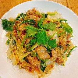 สุกี้แห้งไก่