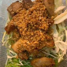 ซี่โครงหมูทอดกระเทียม
