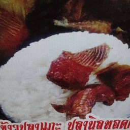 ข้าวปลาแกะปลานิลทอดกรอบ.        69บ.