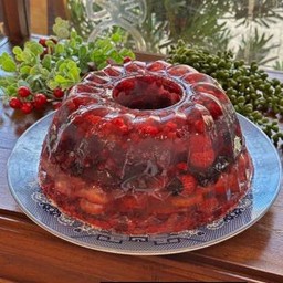 Fruit Cocktail Jelly Cake