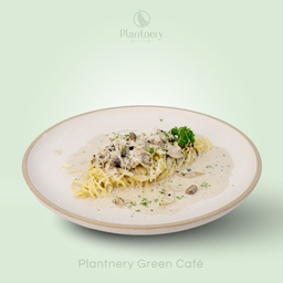 สปาเก็ตตี้ครีมเห็ดทรัฟเฟิล