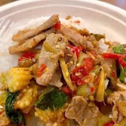 Stir Fried Celery With Rice