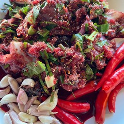 ก้อยเนื้อดิบ(เปรี้ยว)
